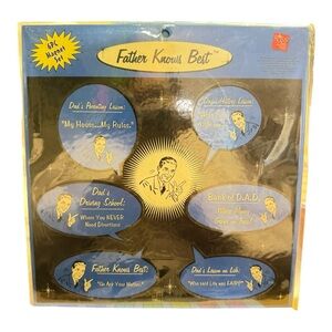 Father Knows Best Magnet Set